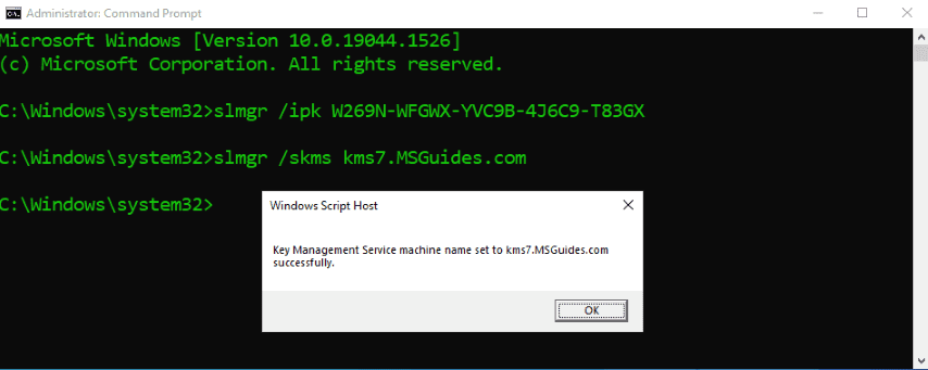 Cách active Windows và Office miễn phí bằng CMD 14 CMD KMS host Small