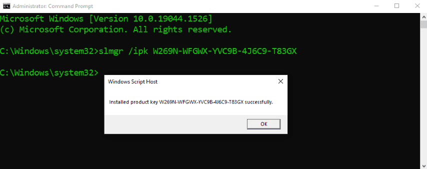 Cách active Windows và Office miễn phí bằng CMD 13 CMD Key Small