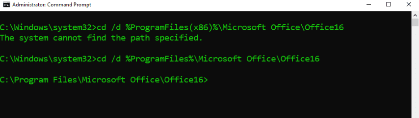 Cách active Windows và Office miễn phí bằng CMD 18 folder install office Small