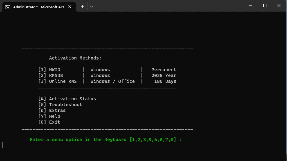 Script active windows & office