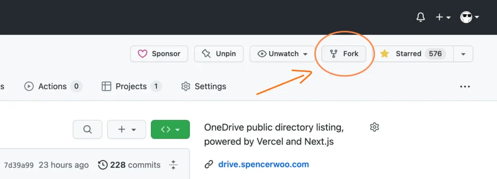 fork onedrive index
