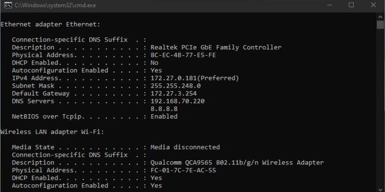 Tự động thay đổi cấu hình IPv4 hàng loạt bằng BatchPatch 6 Kiem tra ten NIC