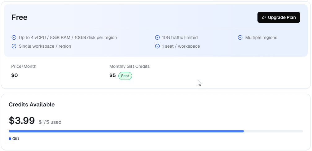 Claw.cloud Cung Cấp Nền Tảng Lưu Trữ Miễn Phí cho n8n 8 Plan claw.cloud